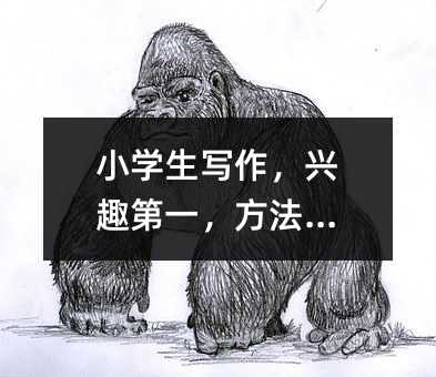小学生写作,兴趣第一,方法第二