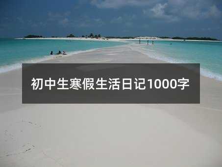 初中生寒假生活日记1000字