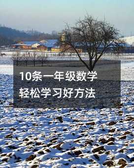 10��һ�꼶��ѧ����ѧϰ�÷���
